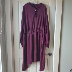 Maroon Bloomchic Dress